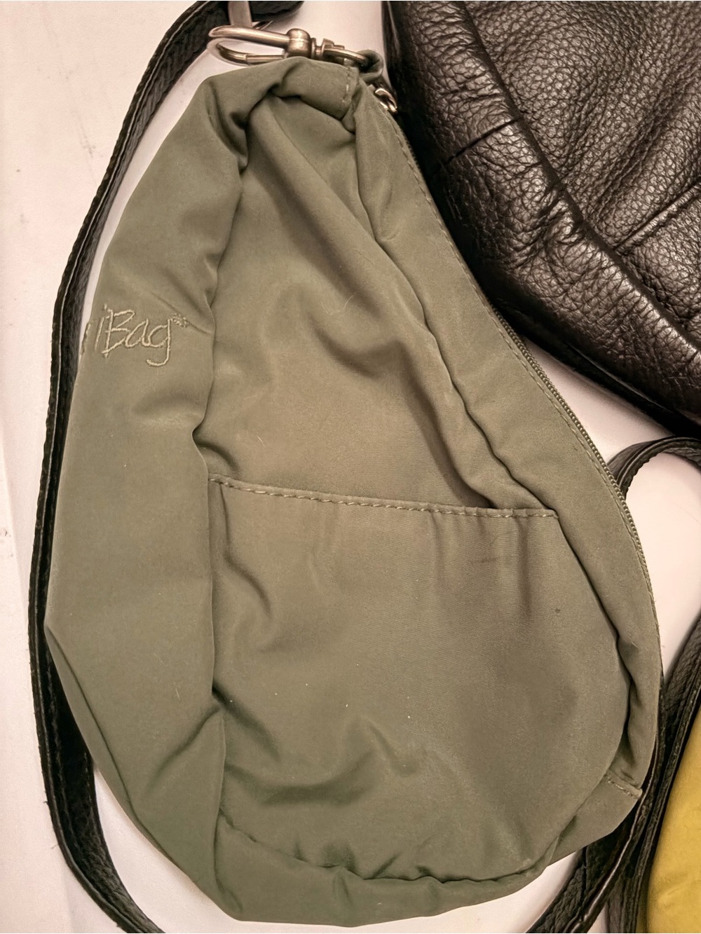 Ameribag Olive, Black & Mustard 3-Pack Crossbody Sling Bags - Picture 3 of 6